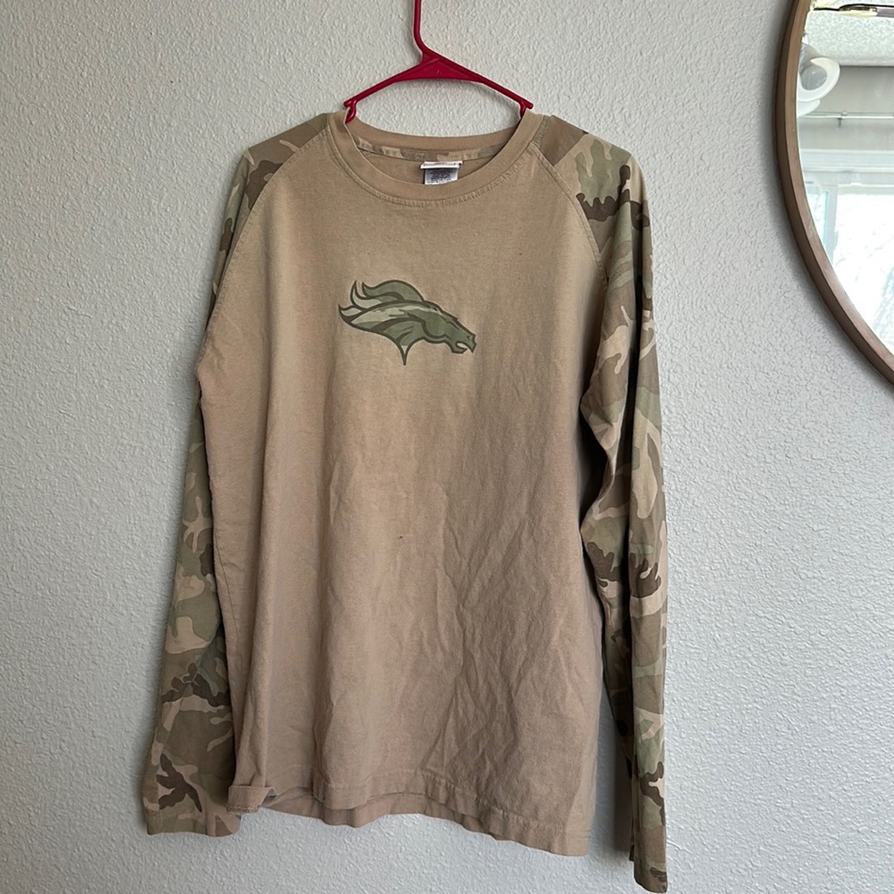 NFL broncos camo long sleeve